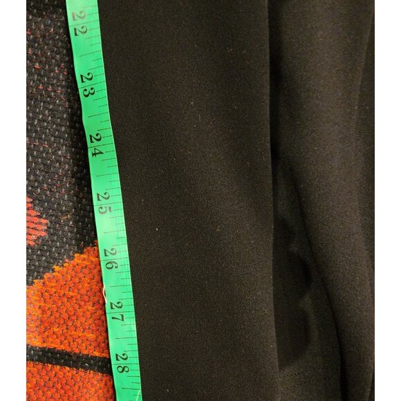 NEW Vintage La Banga Black Wide-Leg Pants, High Waist, Back Zip Closure Size M - Picture 9 of 11